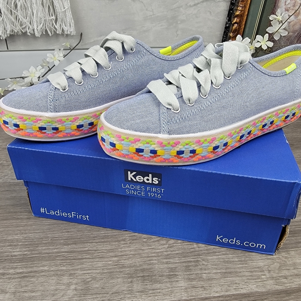Host Pick - Keds Triple kick Summer Jute Platform Sneakers - Picture 9 of 9